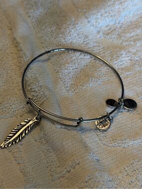 Alex and Ani Silver Bracelets - Feather, Cupcake, Initial S, Endless Knot